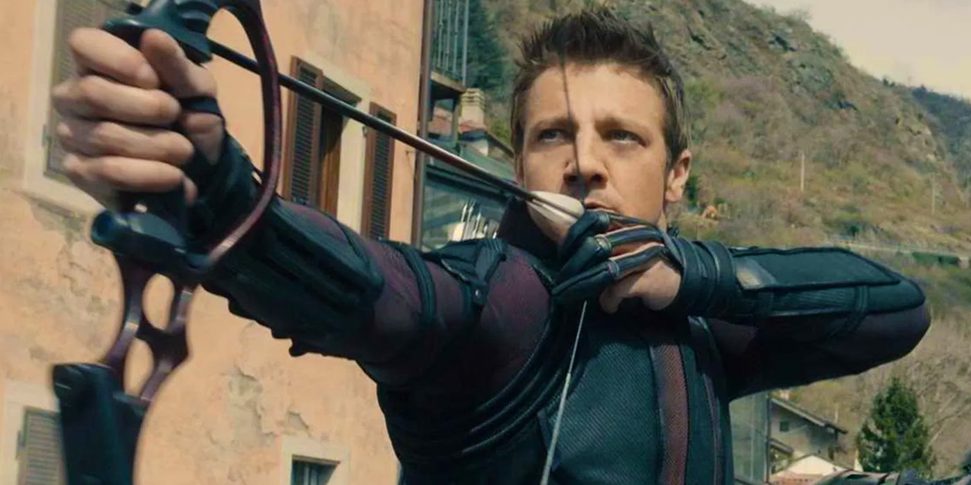 Jeremy Renner as Hawkeye in MCU's Avengers Age of Ultron