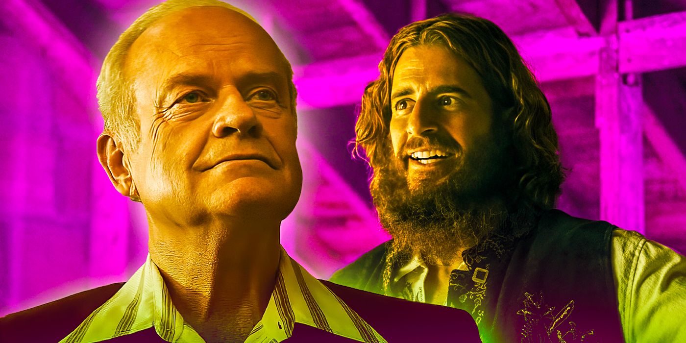 Kelsey Grammer and Jonathan Roumie in Jesus Revolution.