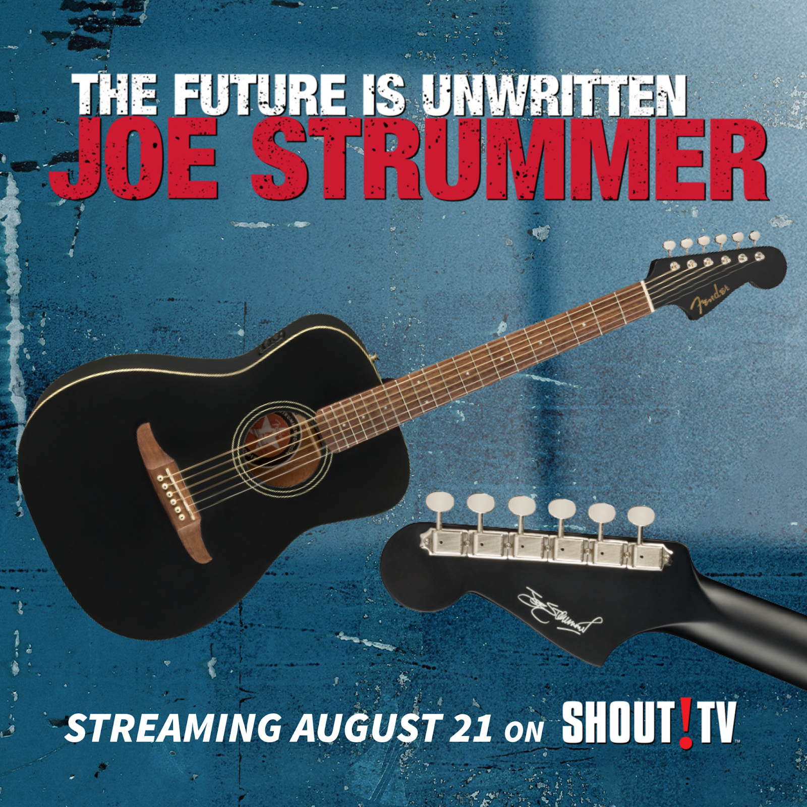 Rock On with Legendary Rockstar Joe Strummer: Win a Custom Fender Campfire Acoustic Guitar!