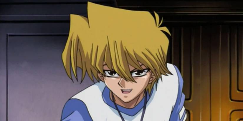 Joey Wheeler smiling smugly in Yu-Gi-Oh!