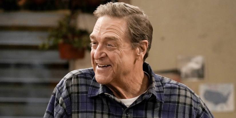John Goodman as Dan Conner Smiling in The Conners