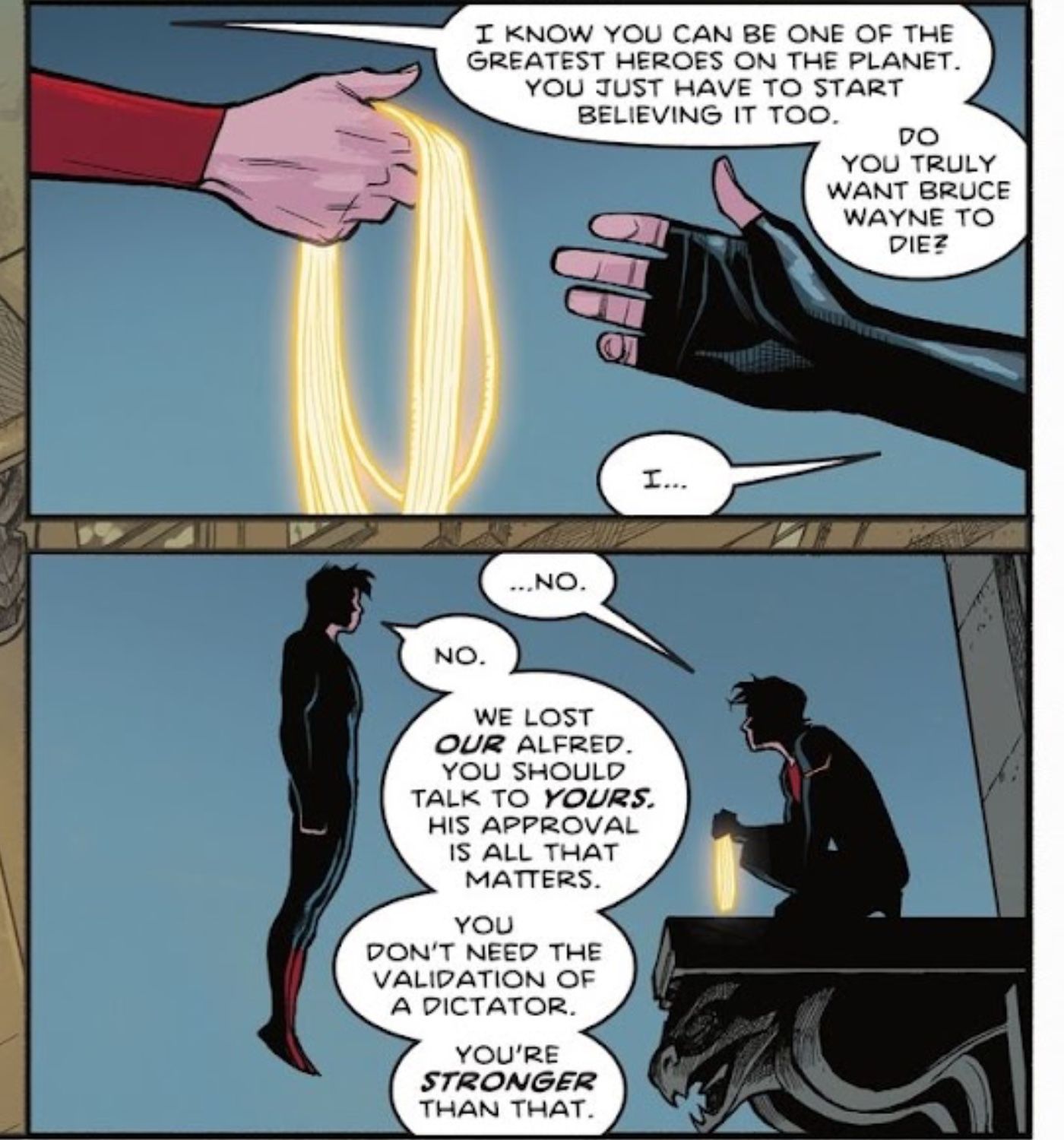 Jon Kent Injustiça Damian Wayne