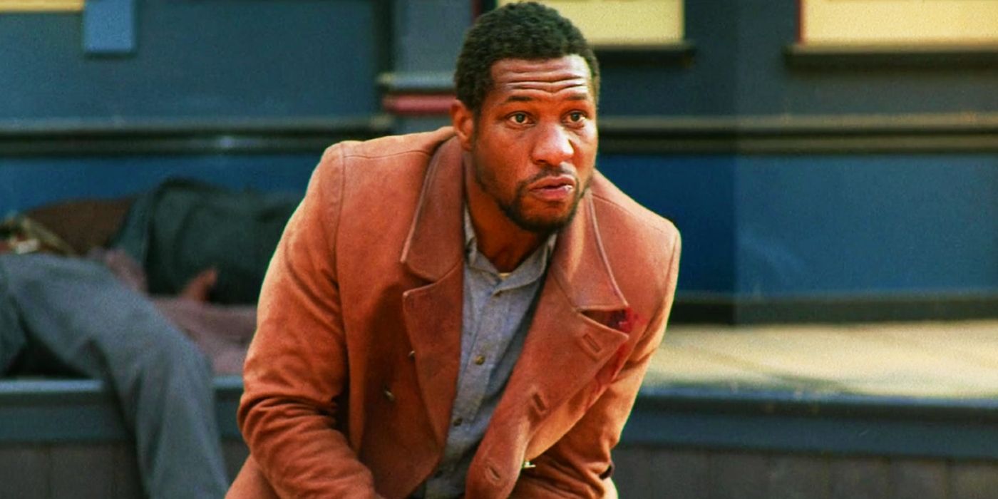 Jonathan Majors as Nat Love in The Harder They Fall.