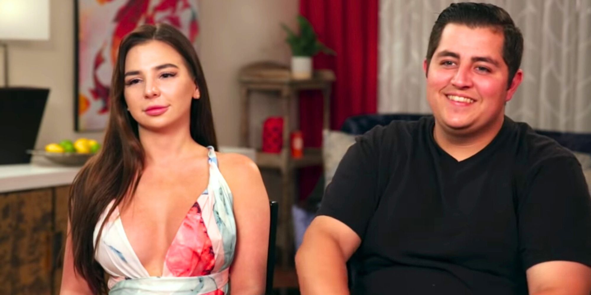 Jorge Nava and Anfisa Nava from 90 Day Fiance season 4 smiling in interview