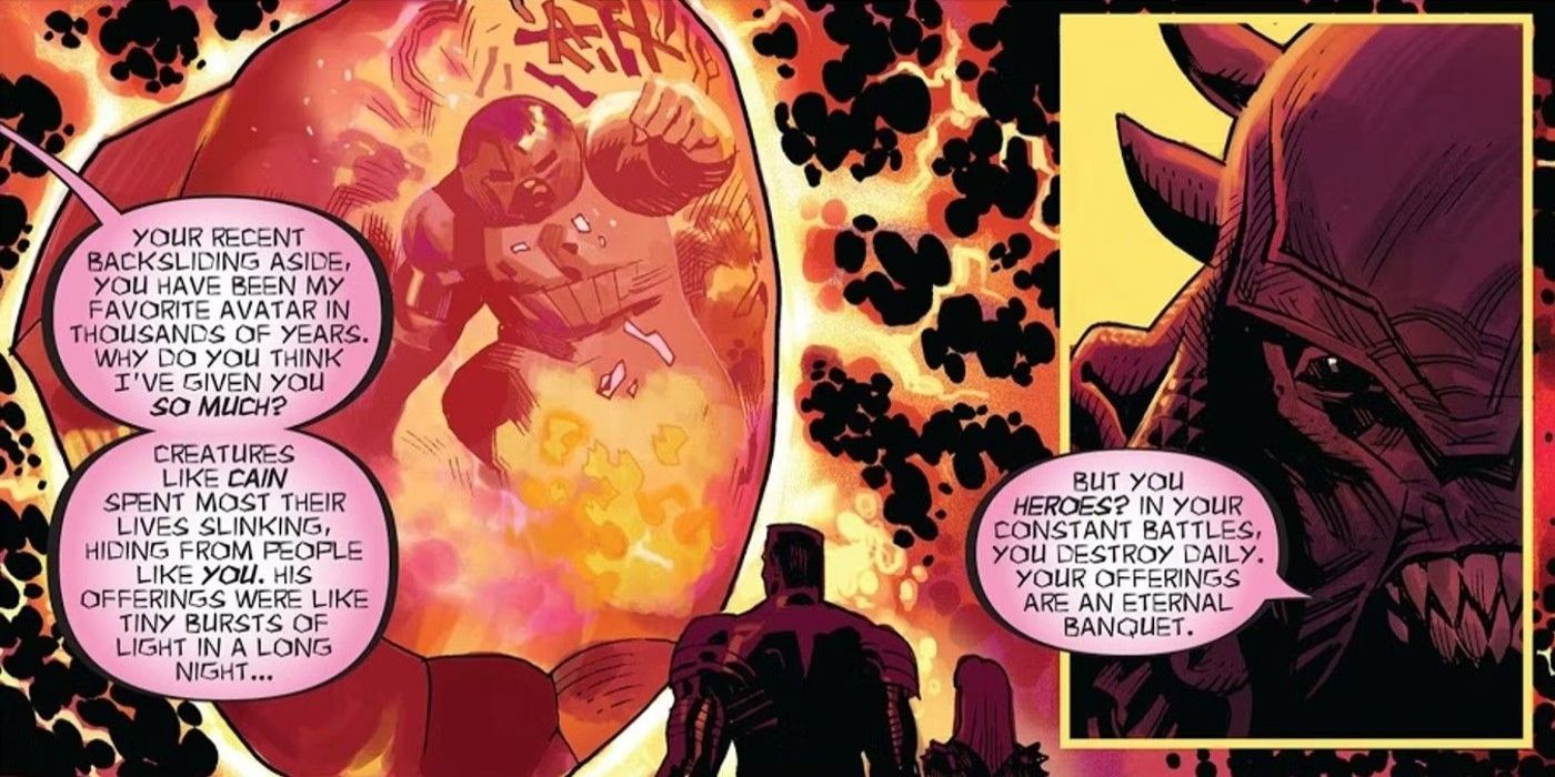 Juggernaut/Colossus and Cyttorak.