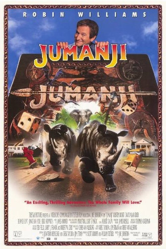Jumanji Movie Poster 1995