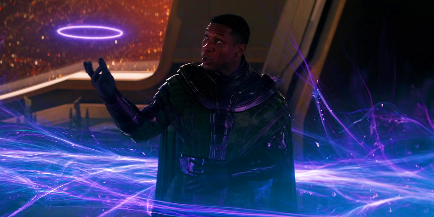 Kang the Conqueror with the multiverse in Ant-Man 3