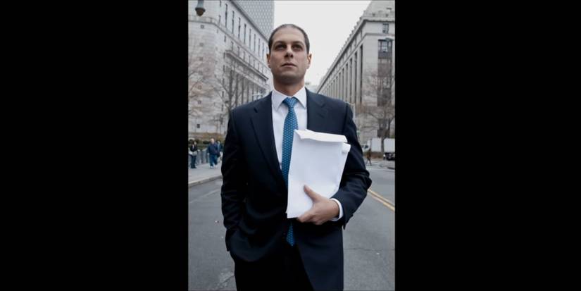 Kareem Serageldin standing in the street in The Big Short