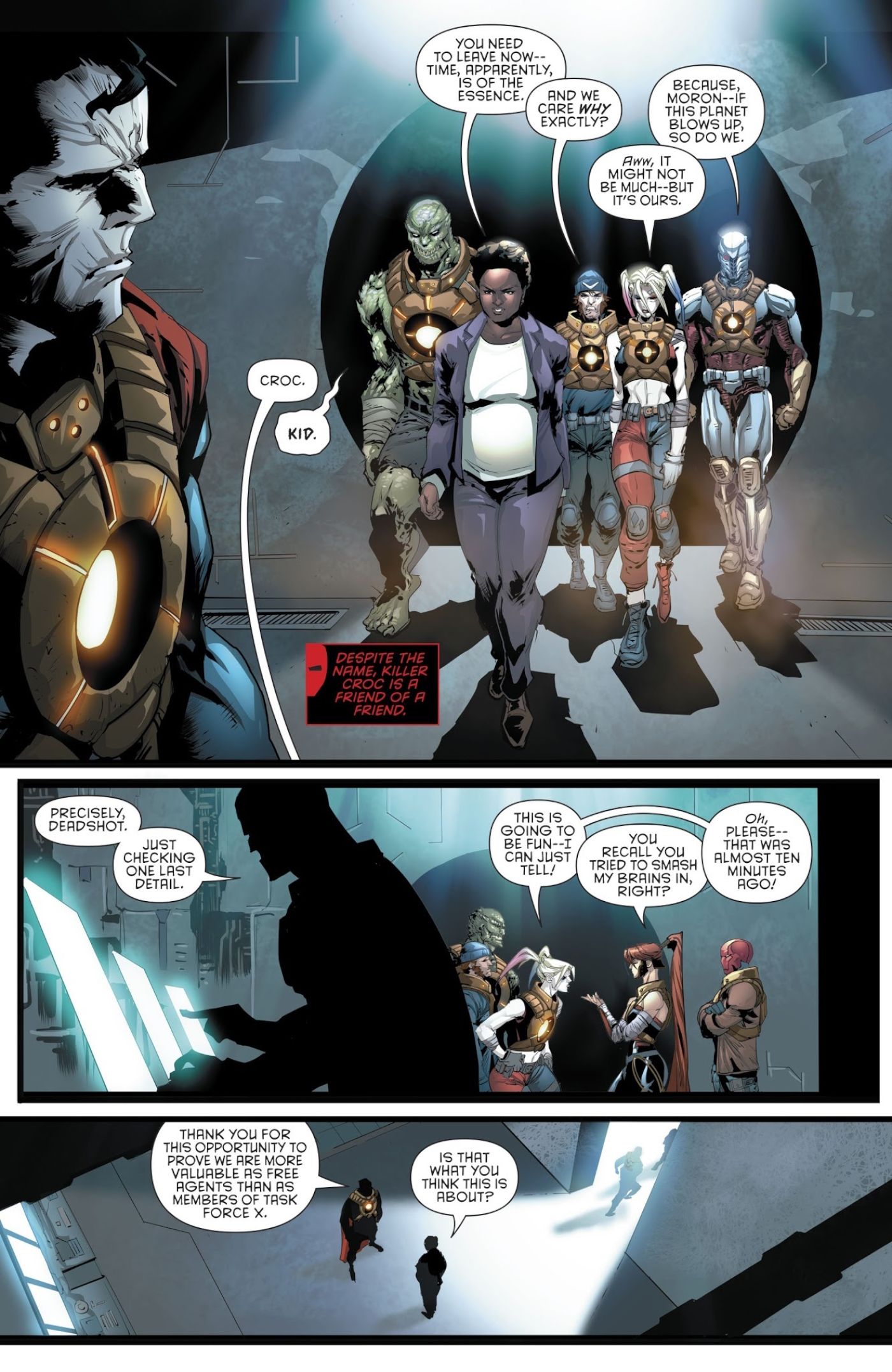 Killer Croc is a Friend of a friend to Red Hood