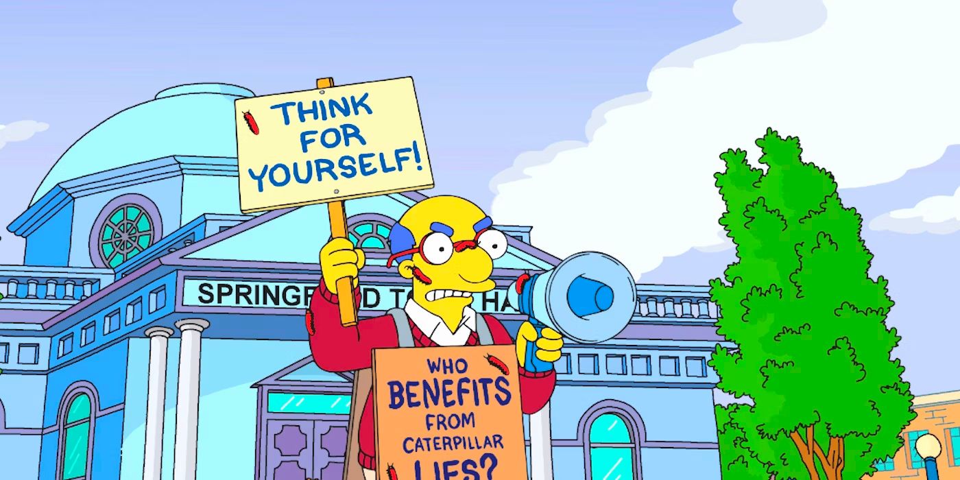 Kirk in The Simpsons The Very Hungry Caterpillars