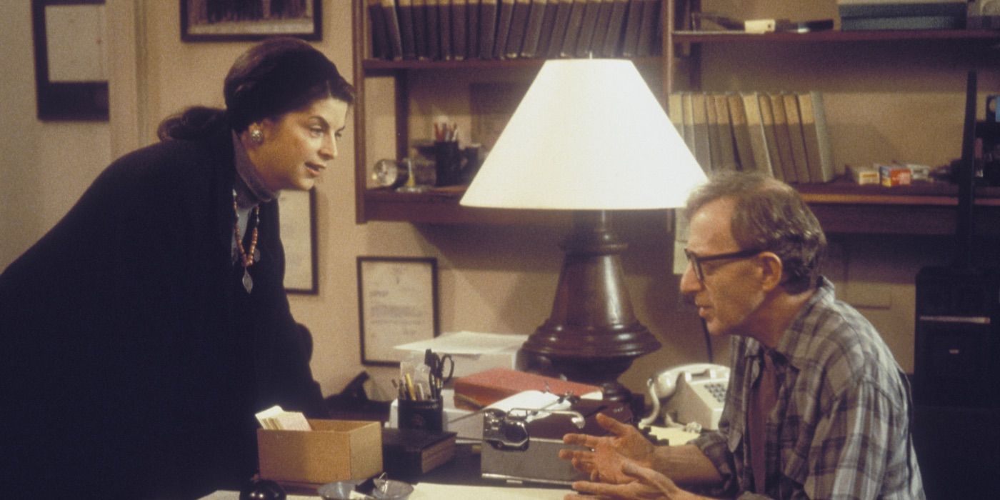 Kirstie Alley argues with Woody Allen in Deconstructing Harry