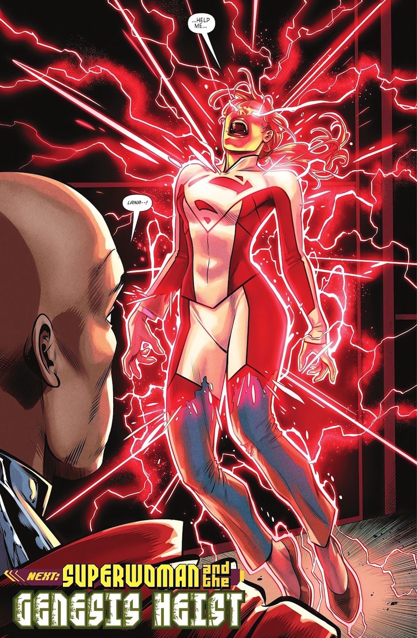 Lana Lang Superwoman Returns at the end of Steelworks #3