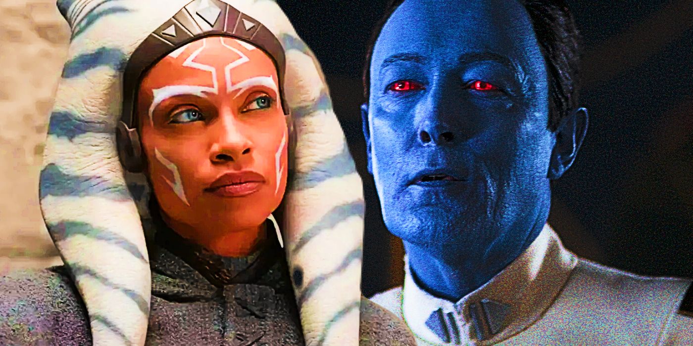 Live-action Ahsoka Tano and Grand Admiral Thrawn in Ahsoka