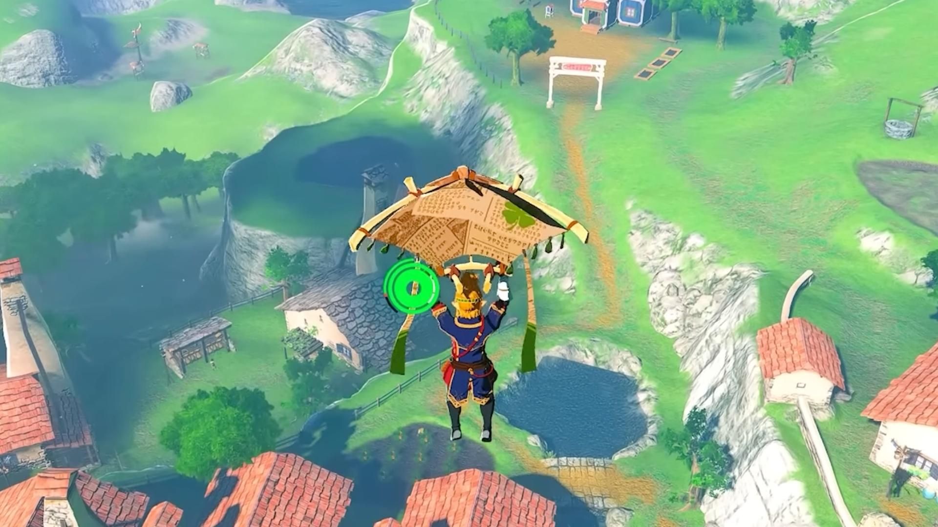 Lucky Clover Paraglider Fabric in Zelda_ Tears of the Kingdom