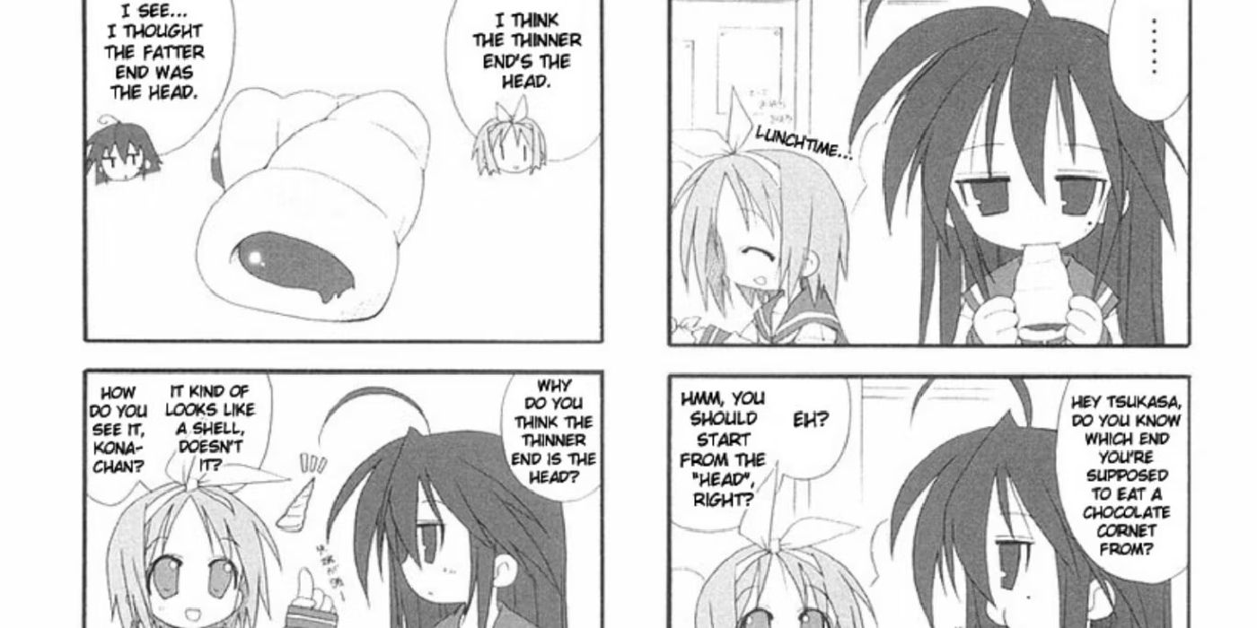 Lucky Star Manga Panel-2