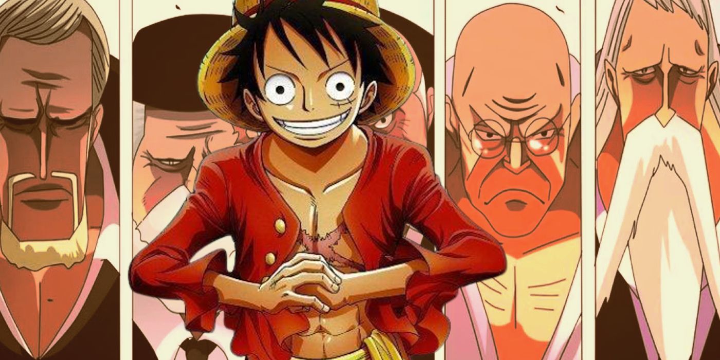 Luffy's First Meeting With The Five Elders Shows The Straw Hats' True Power