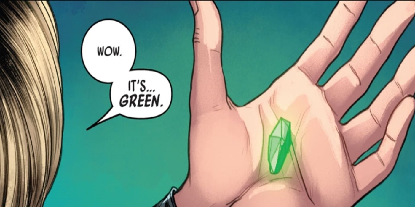 Luke getting his green kyber crystal. 