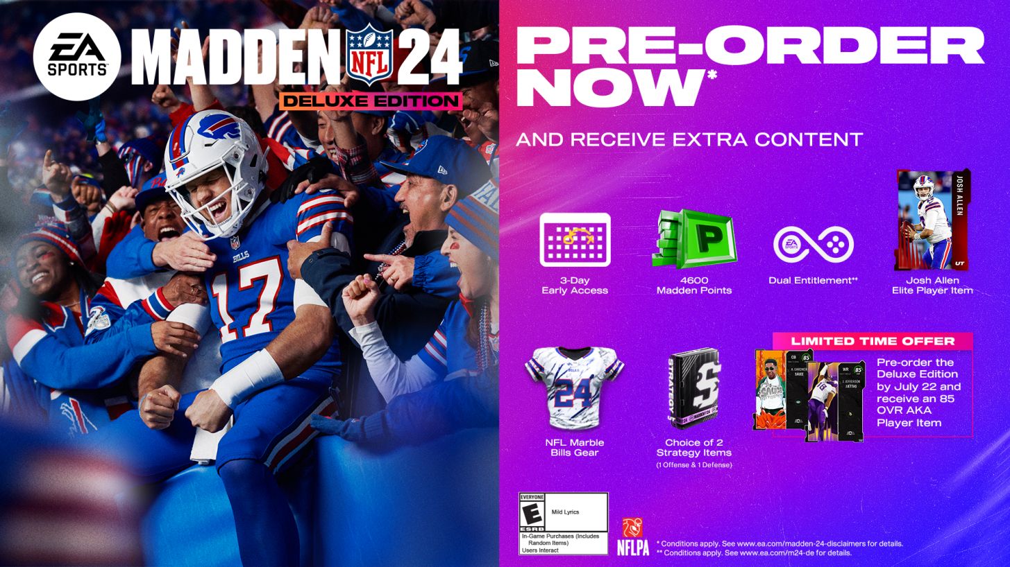 Madden NFL 24: Pre-Order Bonuses & Deluxe Edition Differences