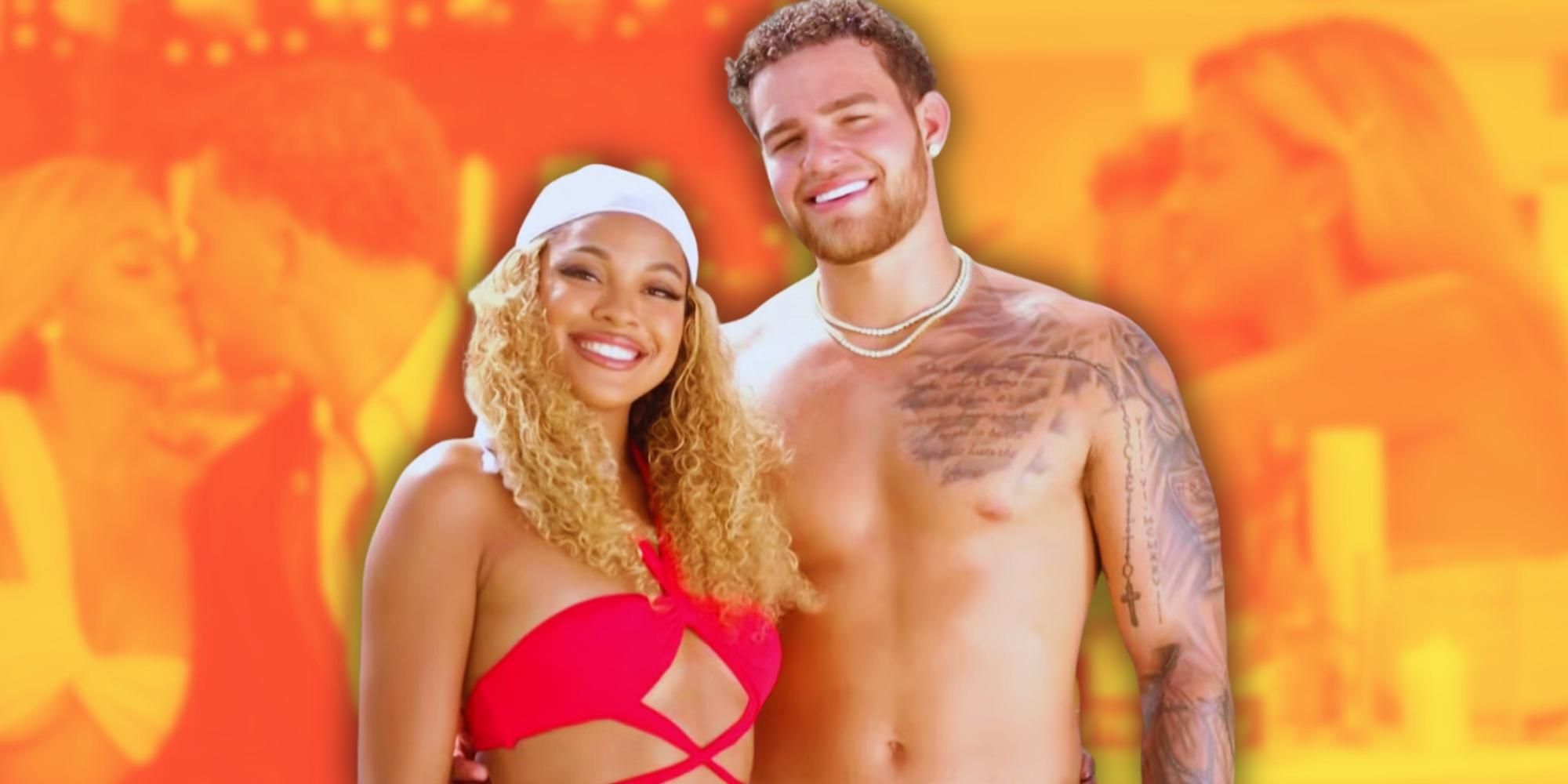 Marco &amp; Hannah from Love Island USA Season 5