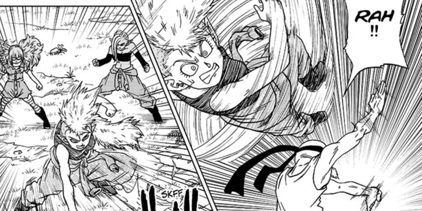 Master Roshi fights blindfolded