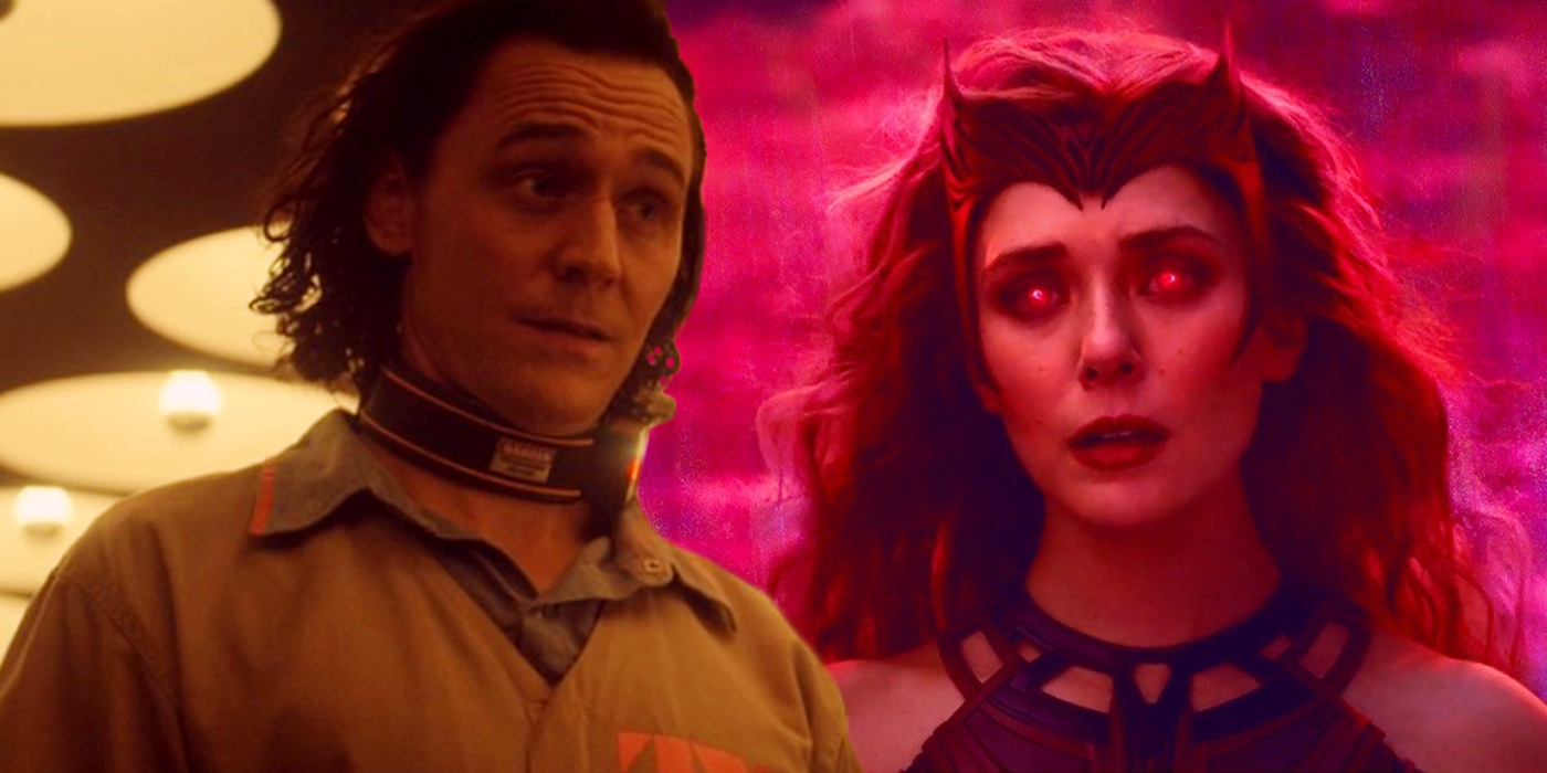 Loki in Loki and Scarlett Witch in WandaVision