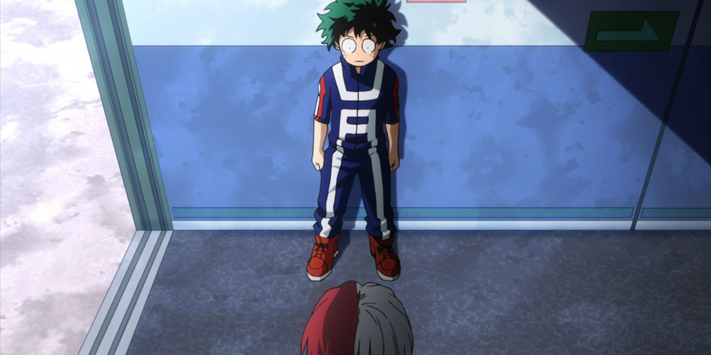 MHA: Midoriya is stunned at Todoroki's accusation of being All Might's love child.