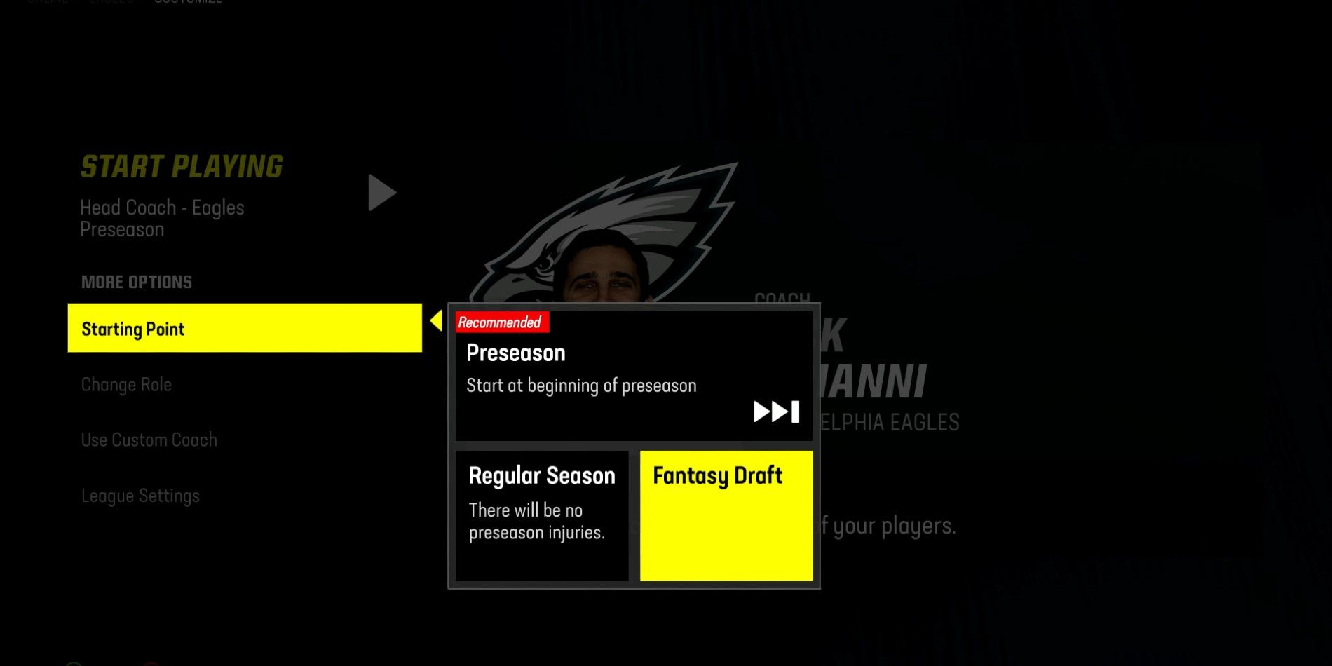 How to Start a Fantasy Draft in Madden 24