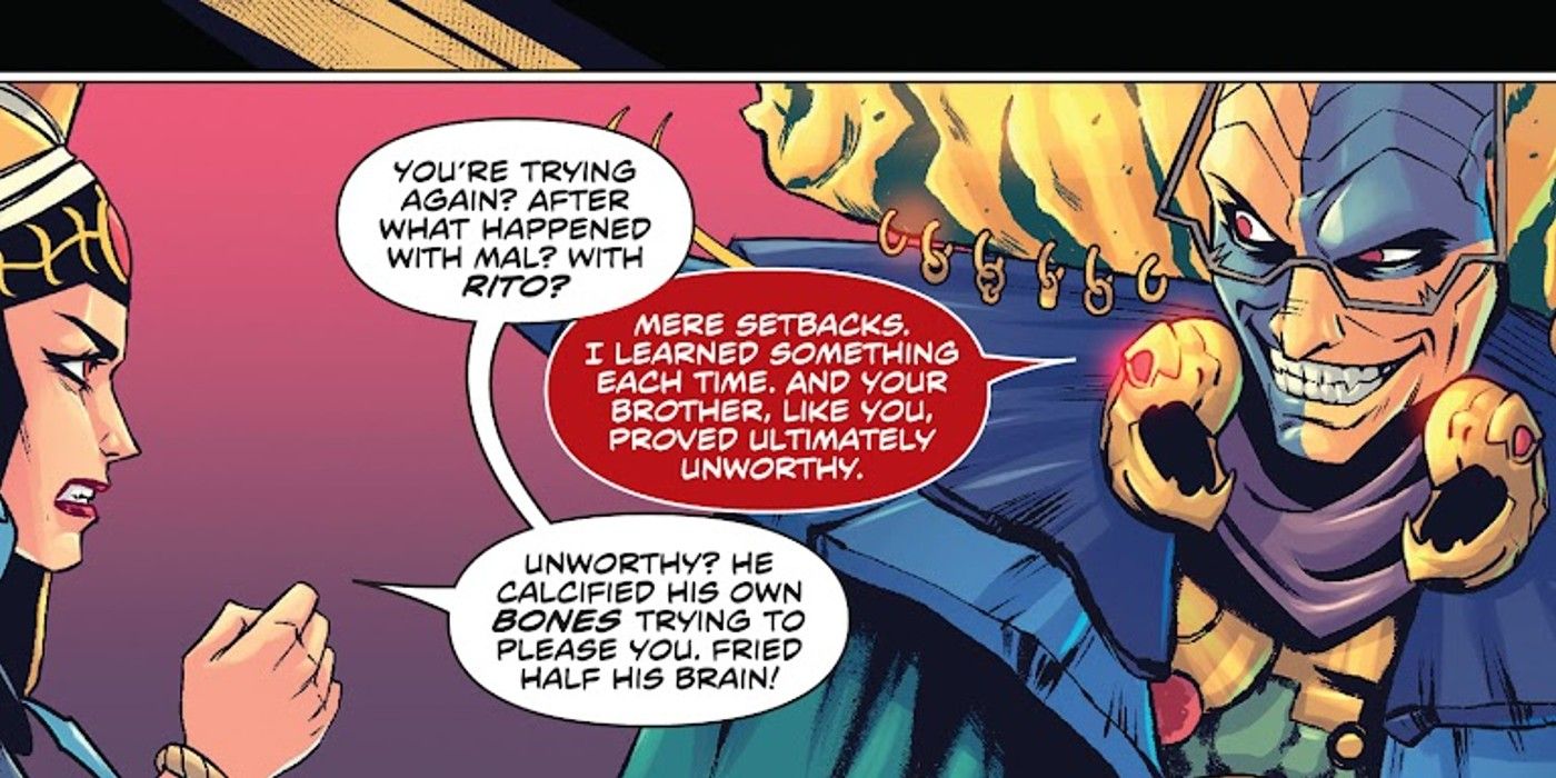 Mighty Morphin Power Rangers rival Rita Repulsa vs father Master Vile-2