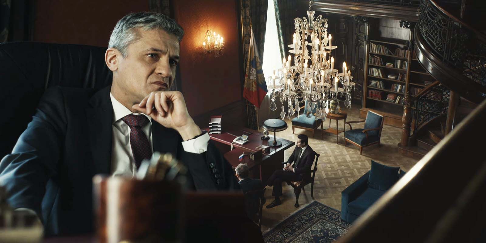 Mikhail Safronov as President Surikov in Tom Clancy&rsquo;s Jack Ryan season 3