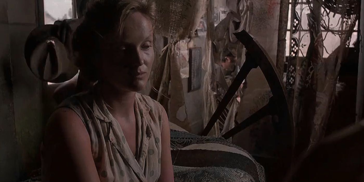 Miranda Richardson as Mrs. Victor in Empire of the Sun.