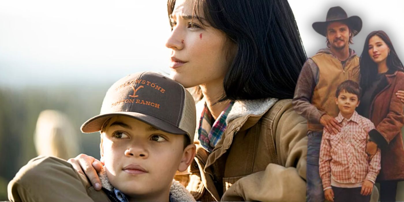 Monica, Kayce and Tate in Yellowstone