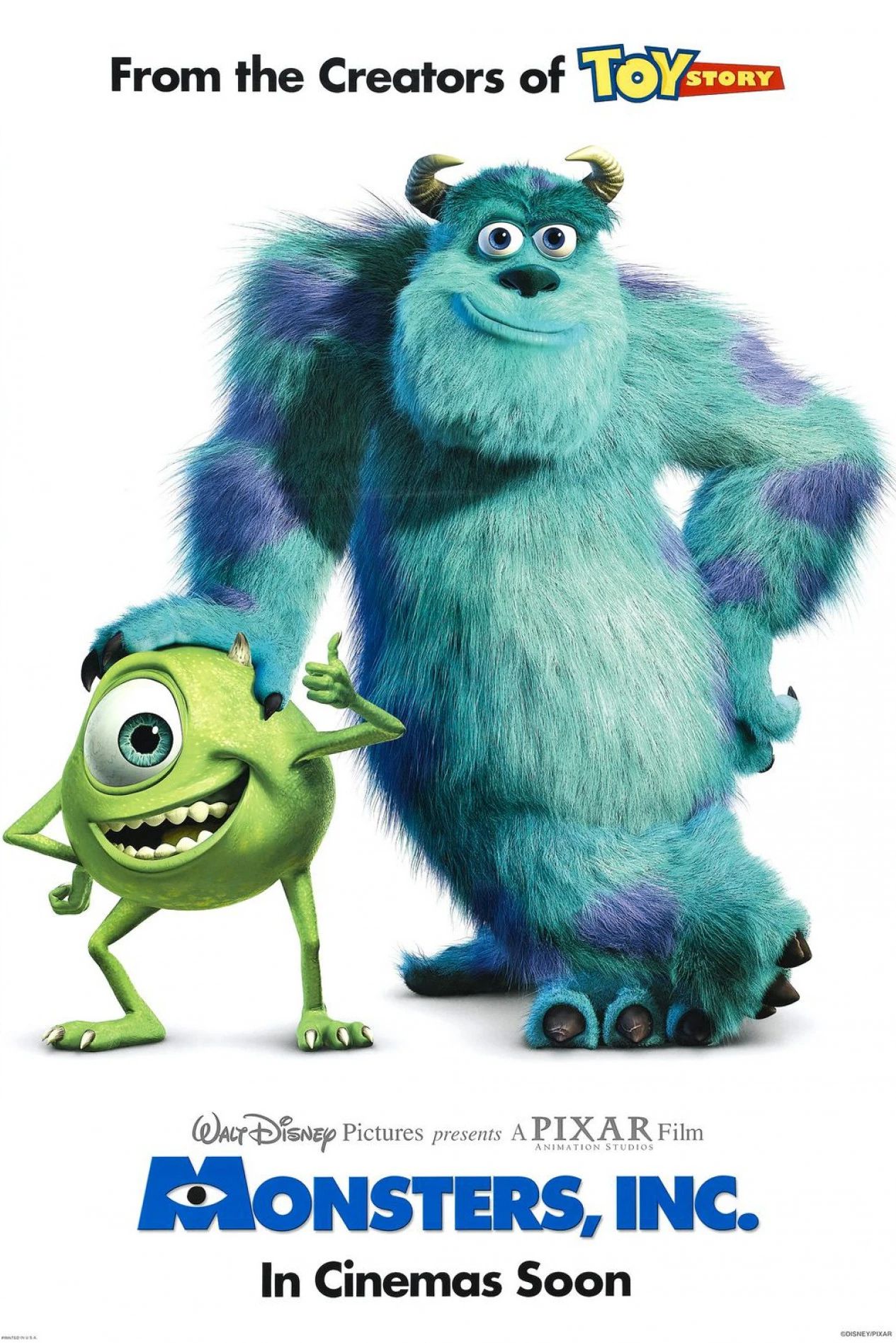 Monsters Inc Movie Poster