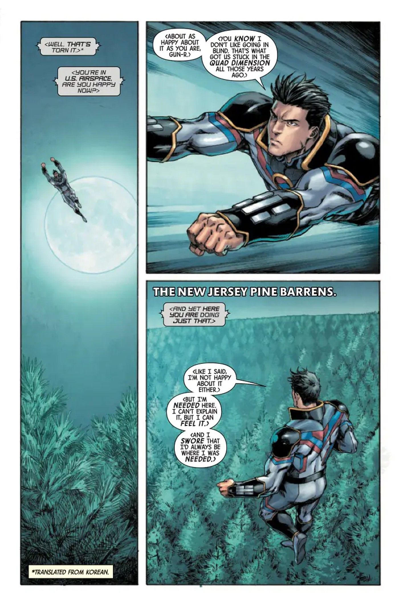 Moon Knight Annual #1 TAEGUKGI preview page 2