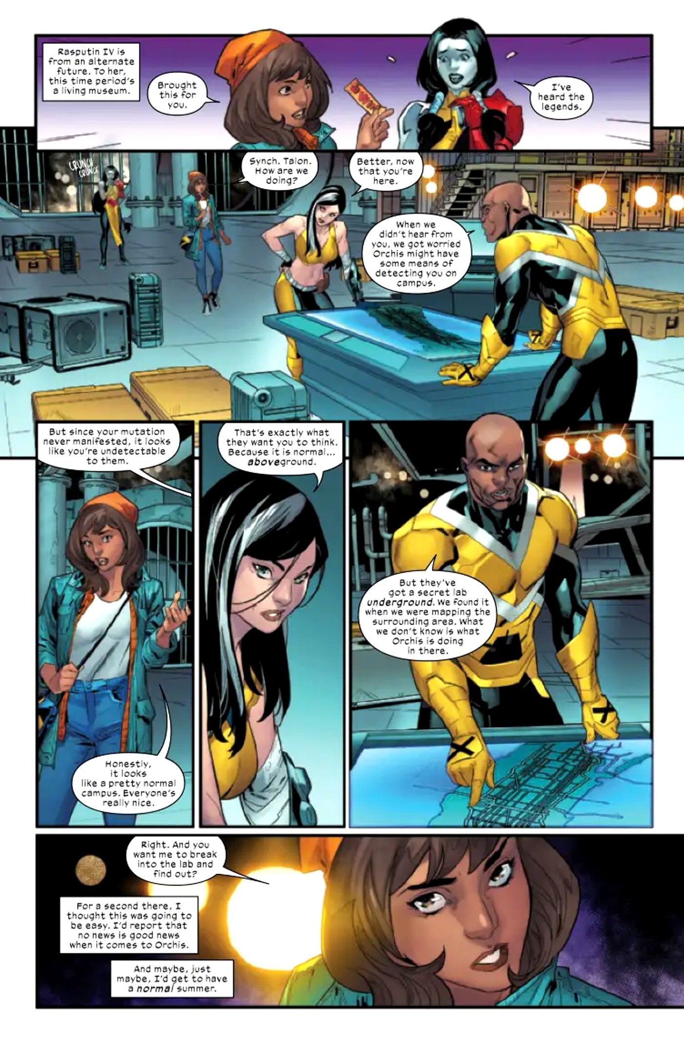 EM.  Marvel A New Mutante 1 Preview Capa 5
