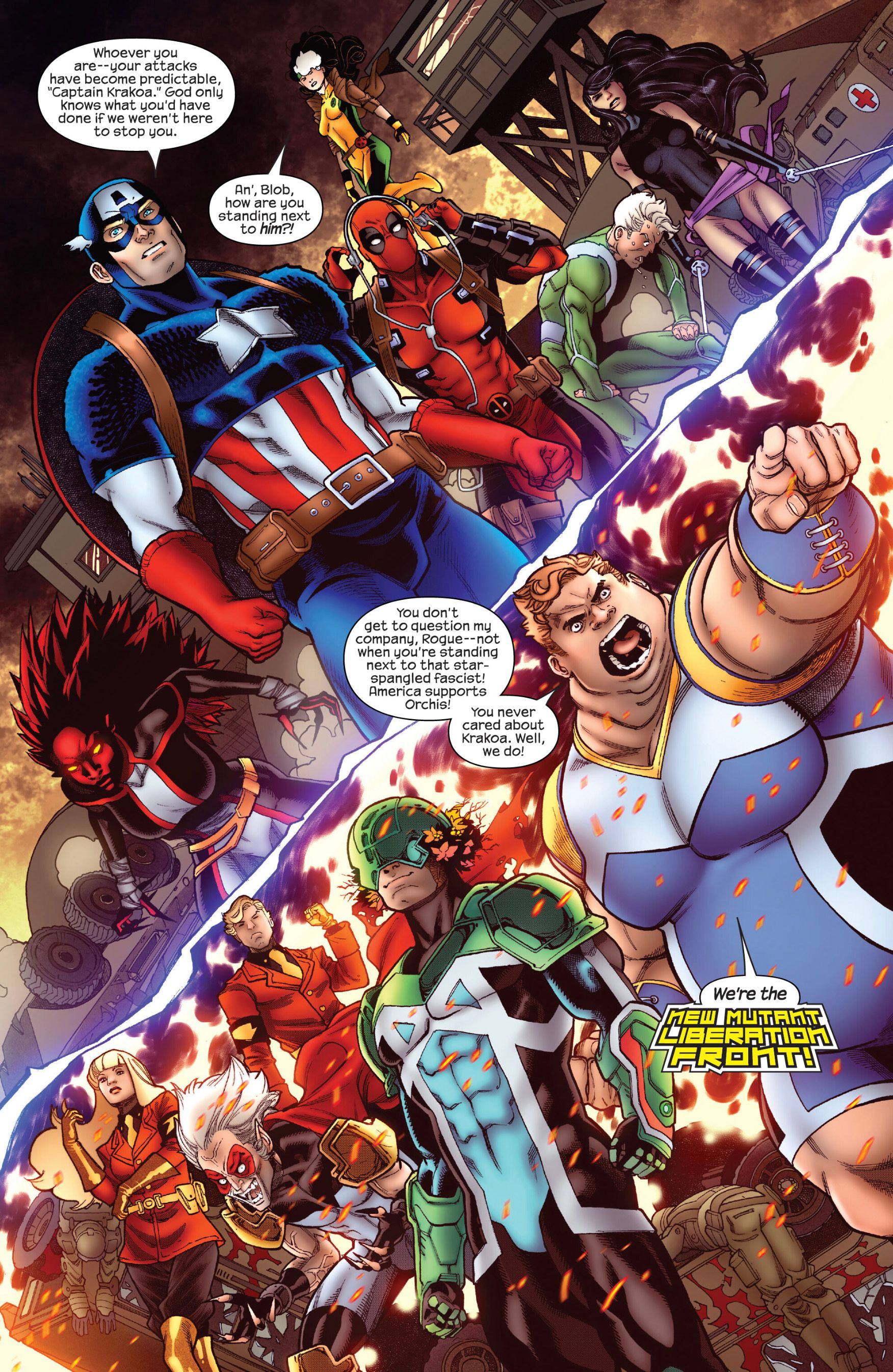 Mutant Liberation Front from Uncanny Avengers #1