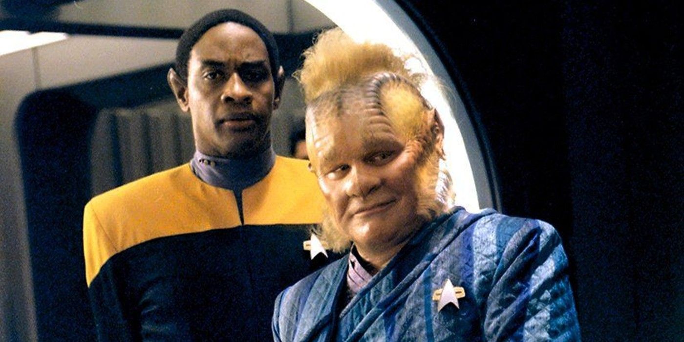 Neelix and Tuvok from Star: Trek Voyager.