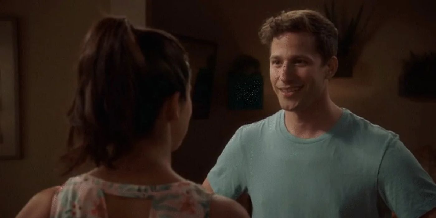 Andy Samberg smiling in Brooklyn Nine-Nine