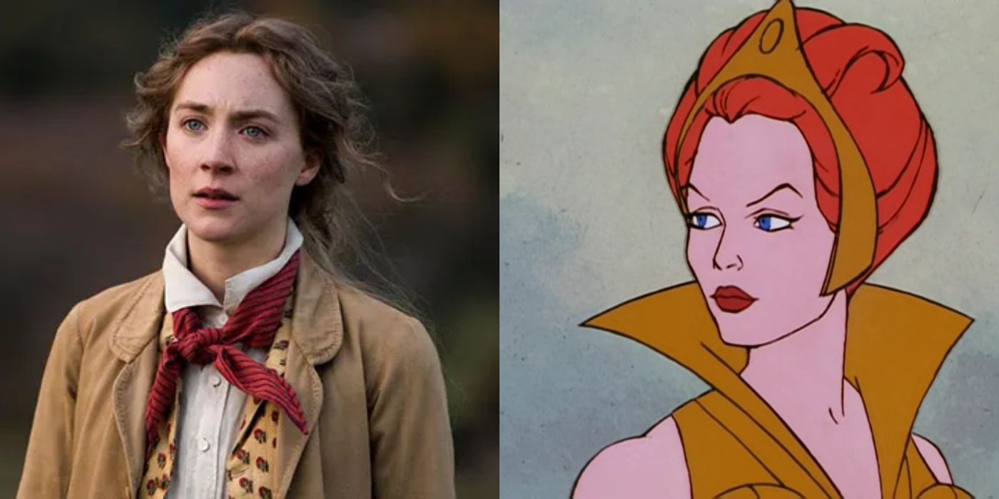 Saiorse Ronan and Teela from masters of the universe