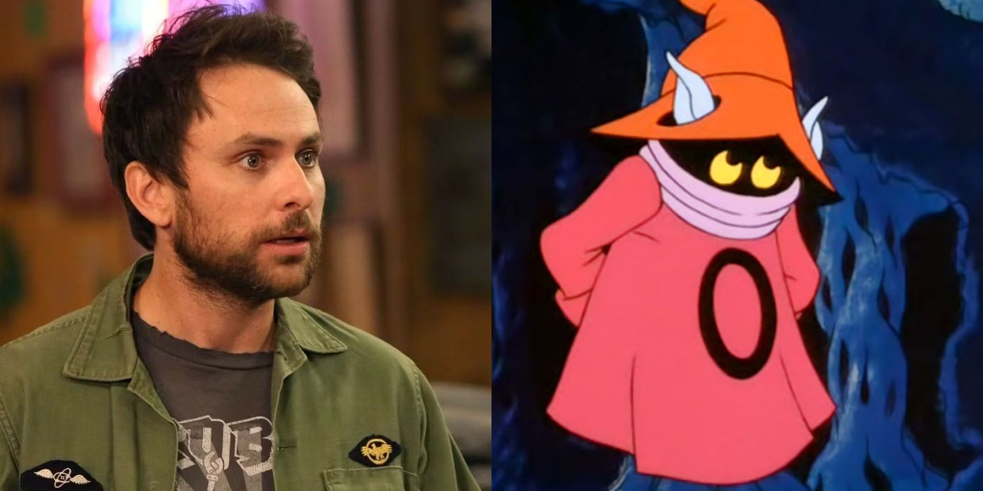 Charlie Day and orko in masters of the universe