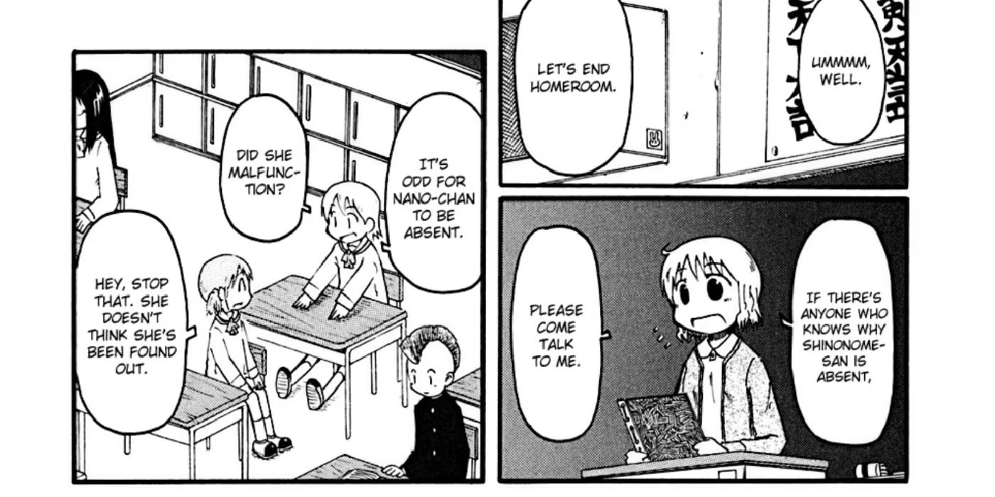 Nichijou Manga Panel-1