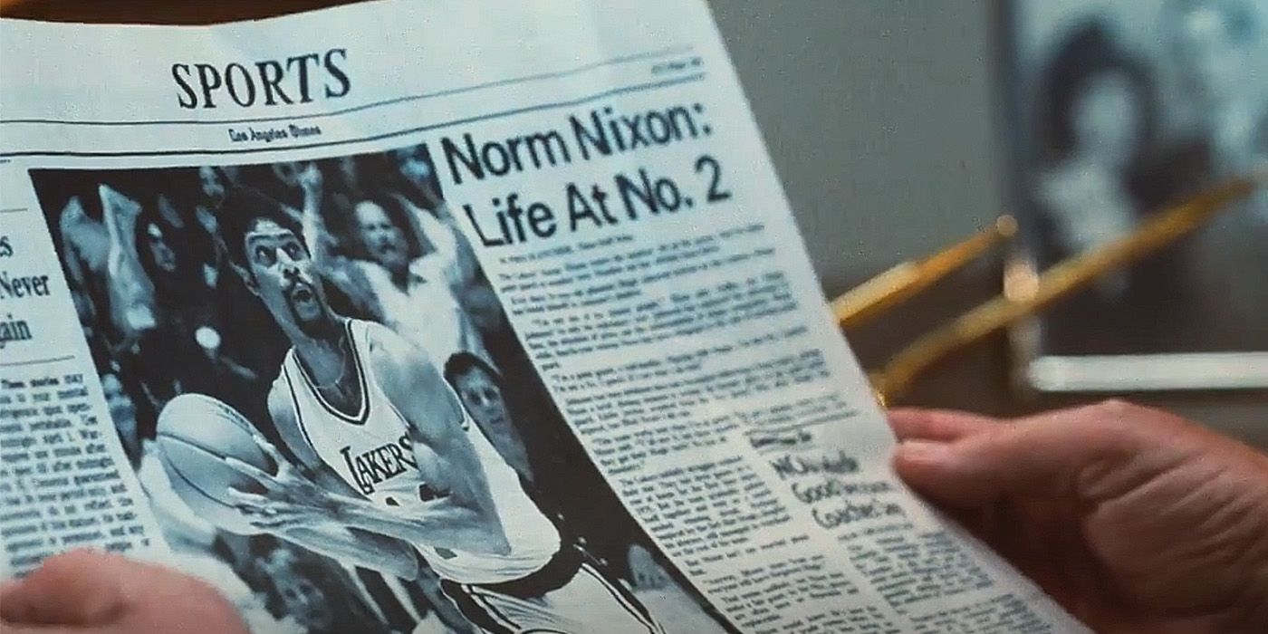 Norm Nixon LA Times article in Winning Time season 2
