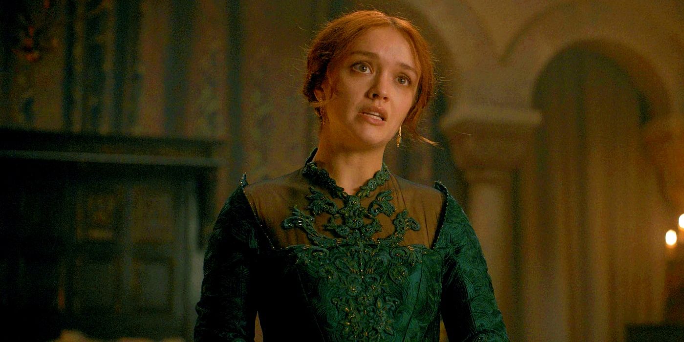Olivia Cooke as Alicent in House of the Dragon.