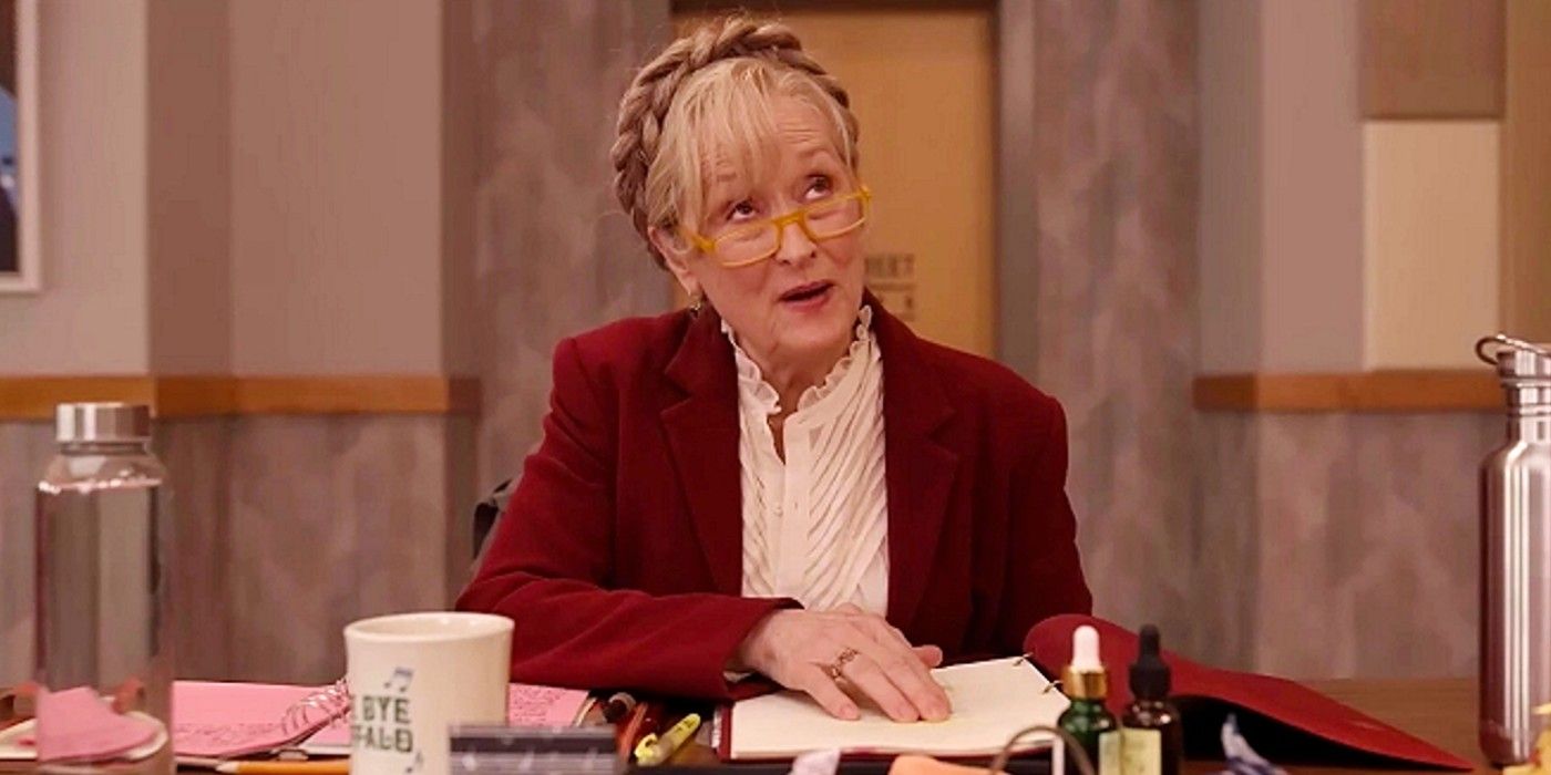 Meryl Streep como Loretta Durkin em Only Murders in the Building 3ª temporada