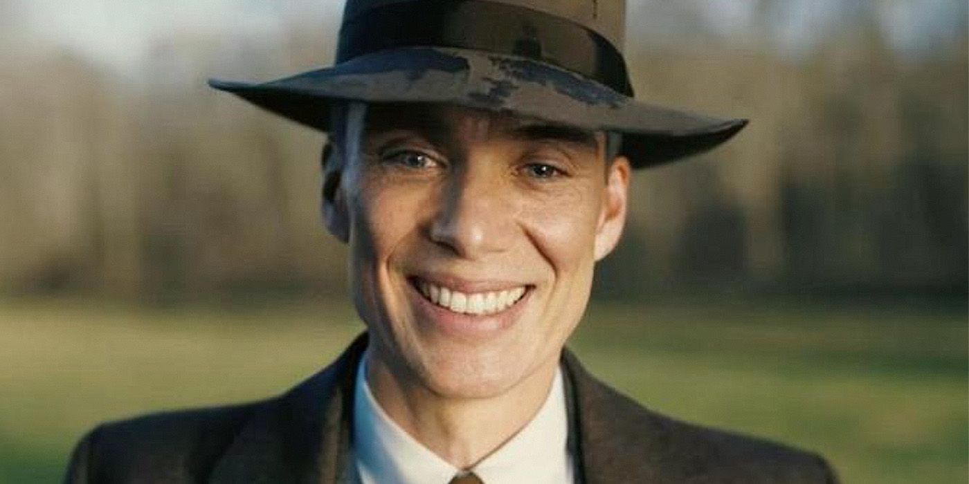 Oppenheimer smiling meme