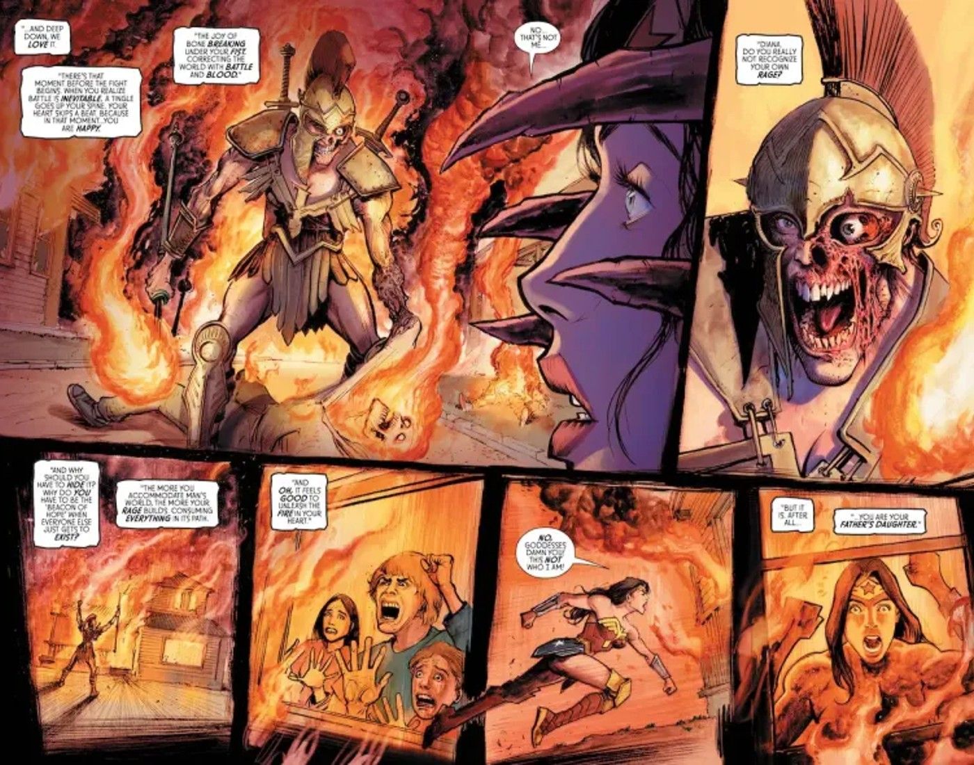 panels for Knight-Terrors-Wonder-Woman #2-3