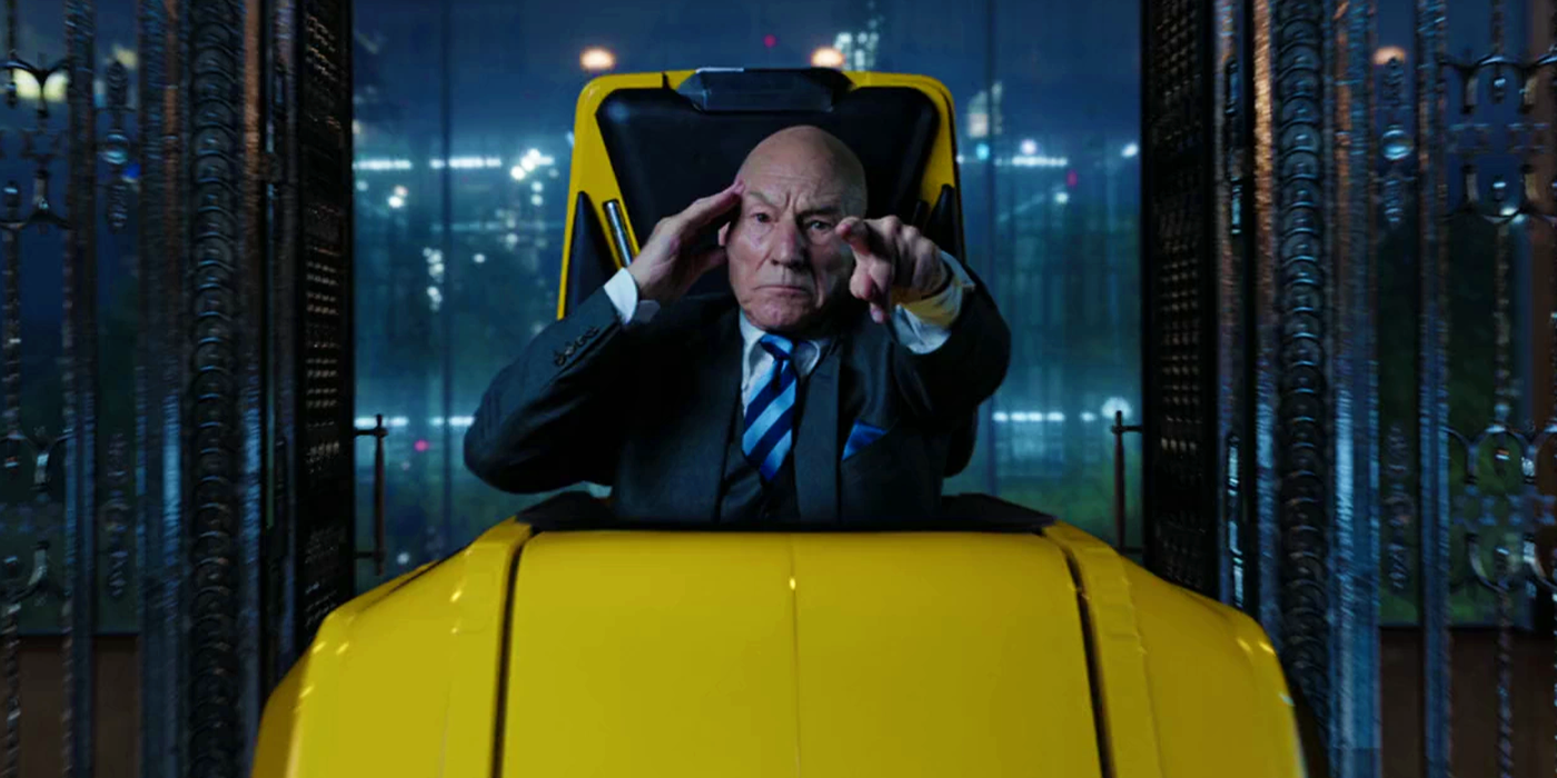 Patrick Stewart as Charles Xavier's Professor X in Doctor Strange in the Multiverse of Madness