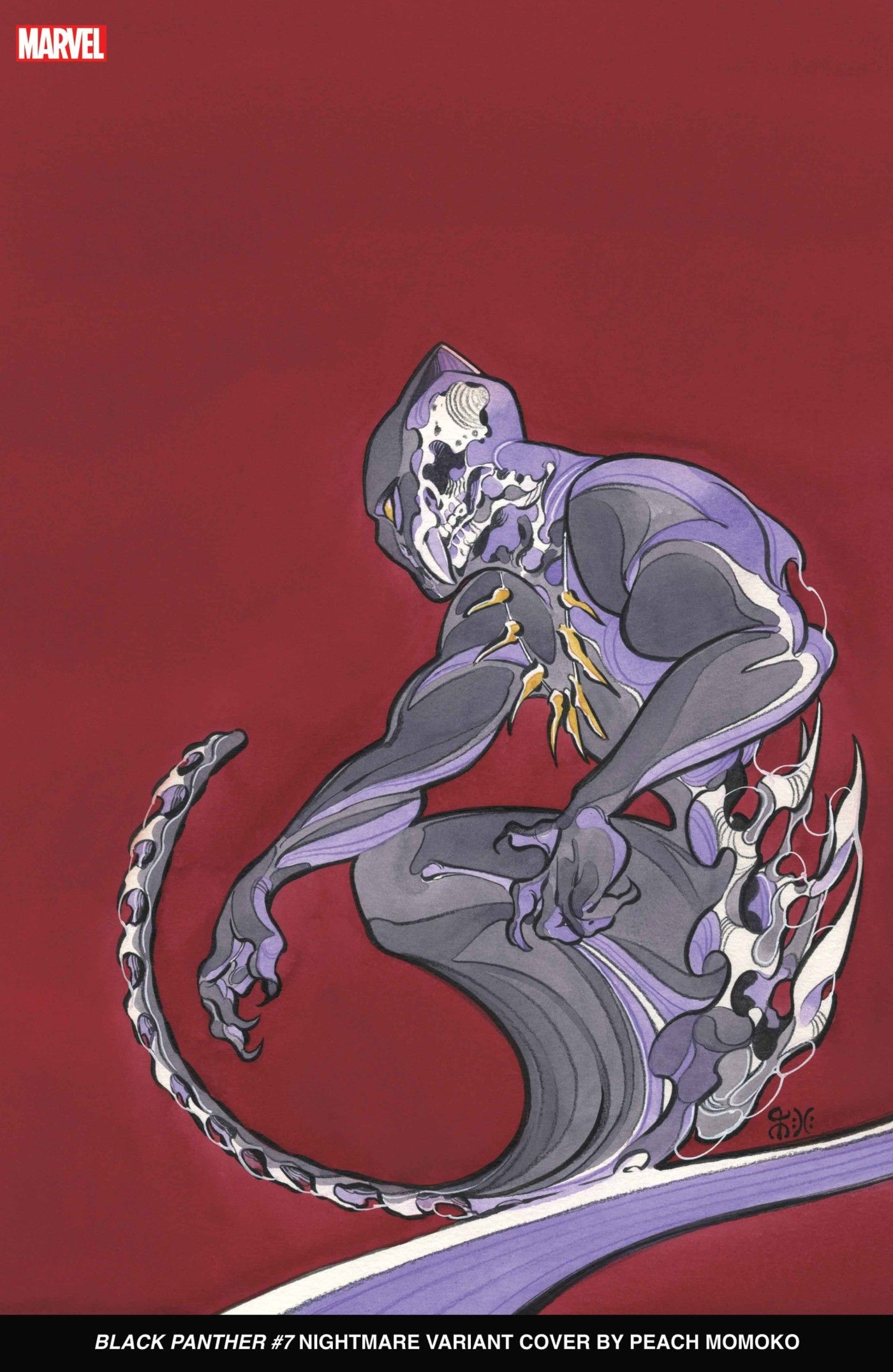 Capa de Black Panther Nightmare por Peach Momoko