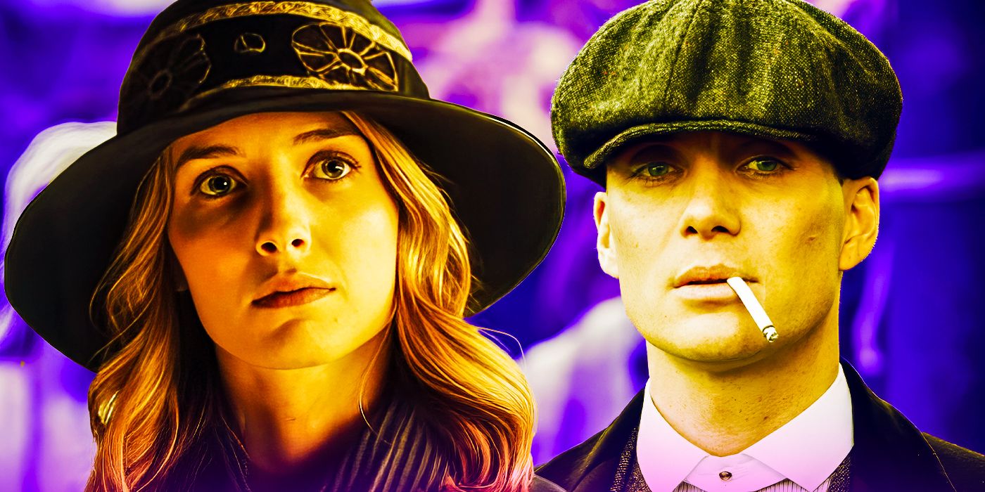 Collage of Grace and Tommy Shelby