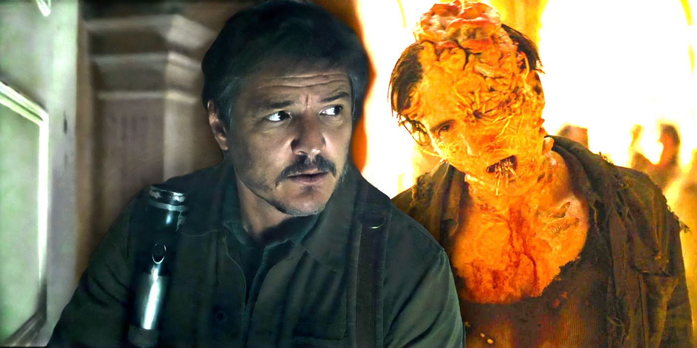Pedro Pascal as Joel and Infected in The Last of Us