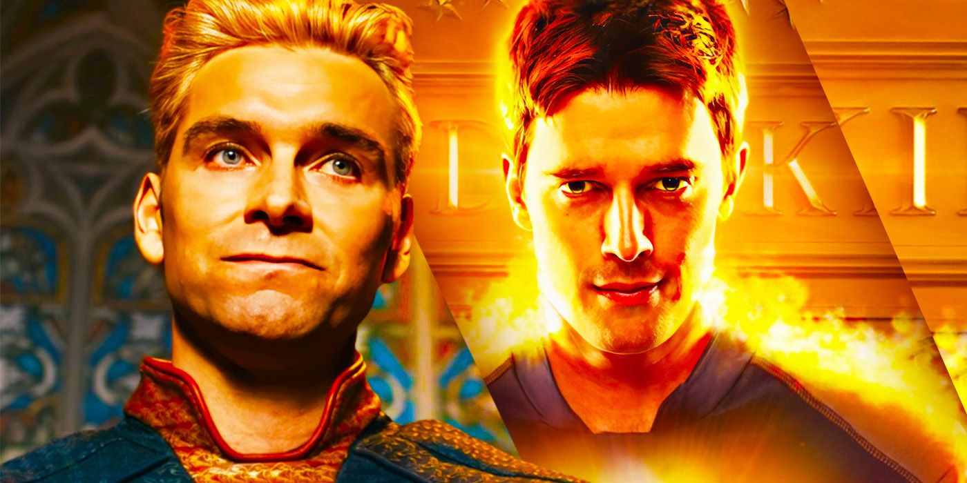 Homelander and Golden Boy in Gen V